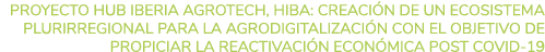Proyecto Hub Iberia Agrotech  HIBA  creaci n de un ecosistema plurirregional para la agrodigitalizaci n con el objeti   